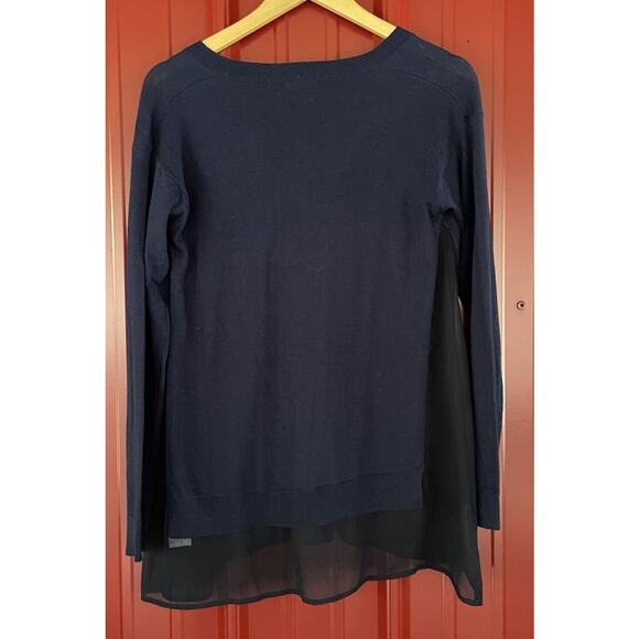 Lumiere Sweater‎ Soft Wool Blend VNeck Long Sleeve Layered Lightweight Medium - Picture 2 of 7